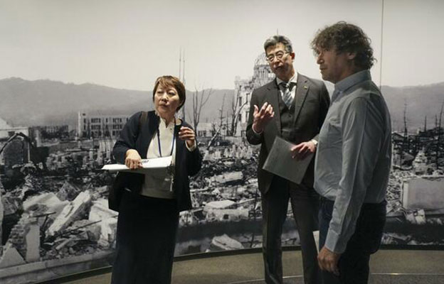 「末日時鐘」的美國學者訪問廣島