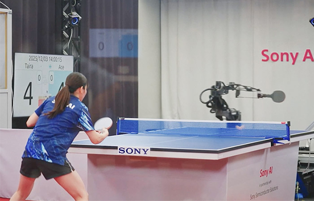 「索尼AI」開發的AI機器人戰勝桌球選手，論文發表於英國科學期刊