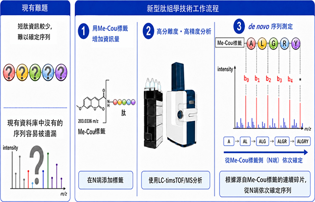 九州大學創立可測定肽序列的新型肽組學技術