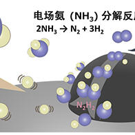 早稻田大學利用氨分解製造清潔氫，比以往溫度低200℃實施電場催化反應