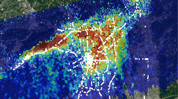 全日空全球首創從客機內自動觀測地表「平面」的溫室氣體