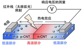 京都工藝纖維大學等開發出基於半導體奈米碳管的無需冷卻高靈敏度紅外感測器，實現內部結構的非破壞性觀察