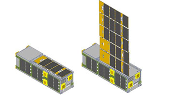 日本三所大學的超小型衛星「HOKUSHIN‑1」完成飛行模型開發，計畫今年春季以後發射