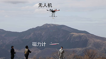 產綜研利用無人機磁探測獲取阿蘇火山口數據，成功實現地下結構的視覺化