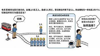 神戶大學：道德抉擇「電車難題」中，三成人因AI反駁改變判斷