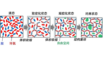 九州大學發現凝膠化後的黏合劑仍可發生結構重排，有望成為汽車與飛機輕量化的新型黏接技術