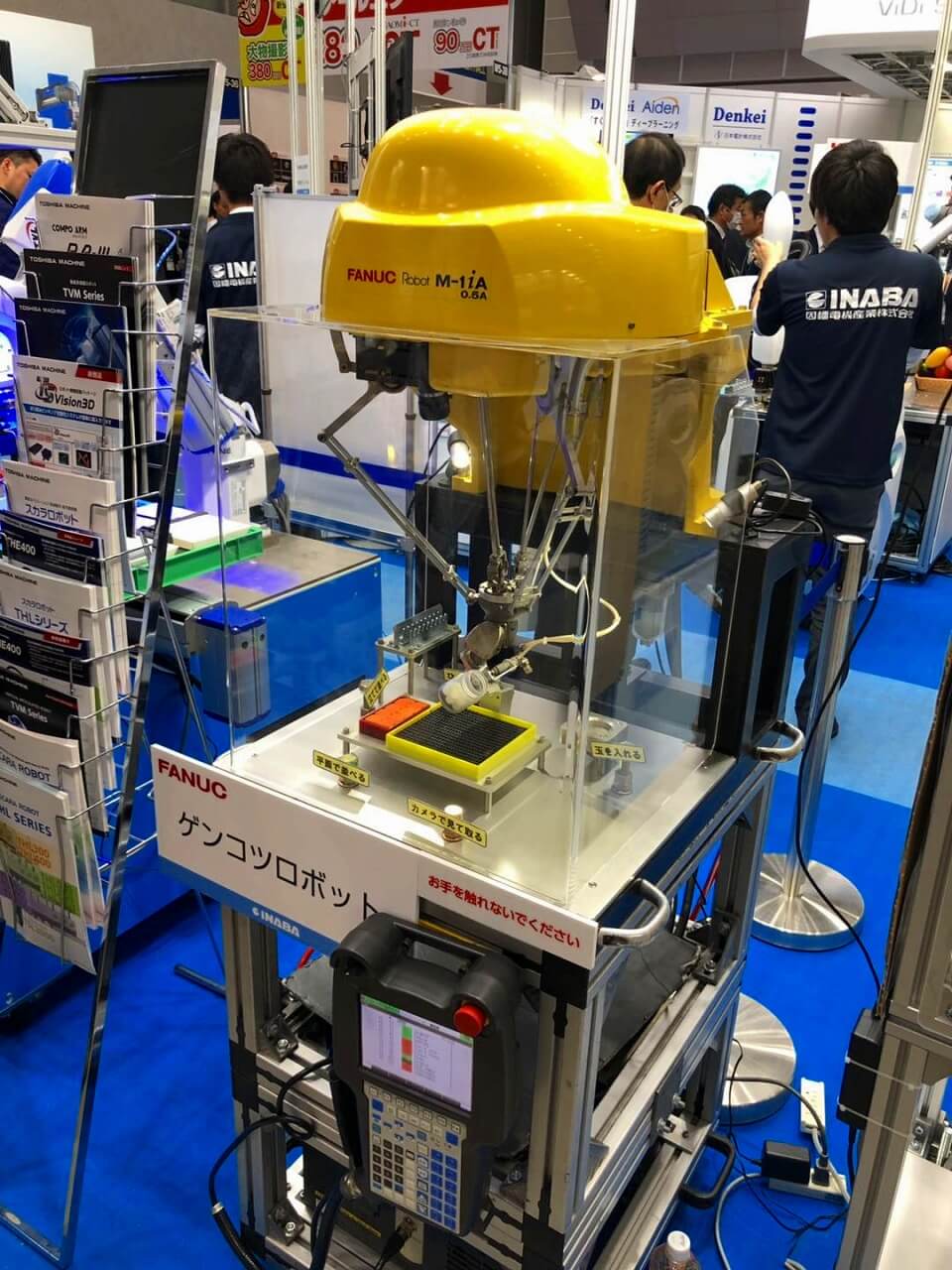 新型機器人解決方案引領東京RoboDEX展 發那科的代表性分揀方案：高速分揀機器人