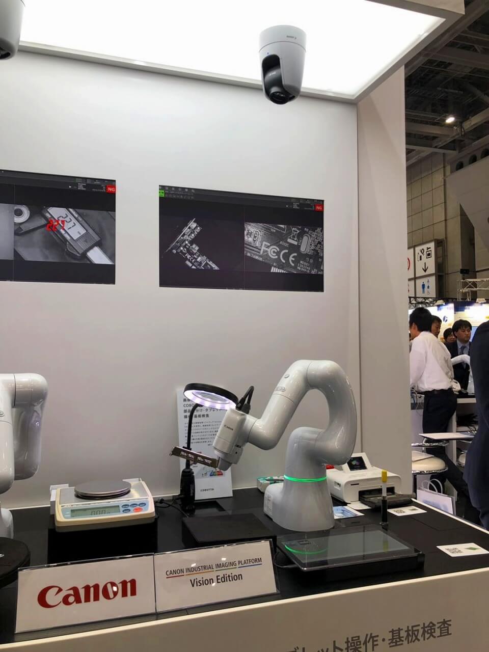 新型機器人解決方案引領東京RoboDEX展 佳能的瑕疵檢測視覺系統