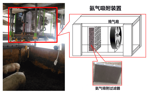 產綜研開發可再利用的氨吸附劑，可用於豬欄除臭等