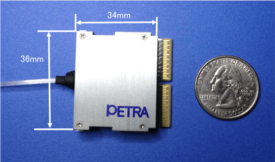 5mm見方板載光模組全球首次實施400Gbps的傳輸速度