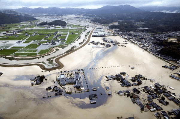 日本的災害及其對策 暴雨、洪水