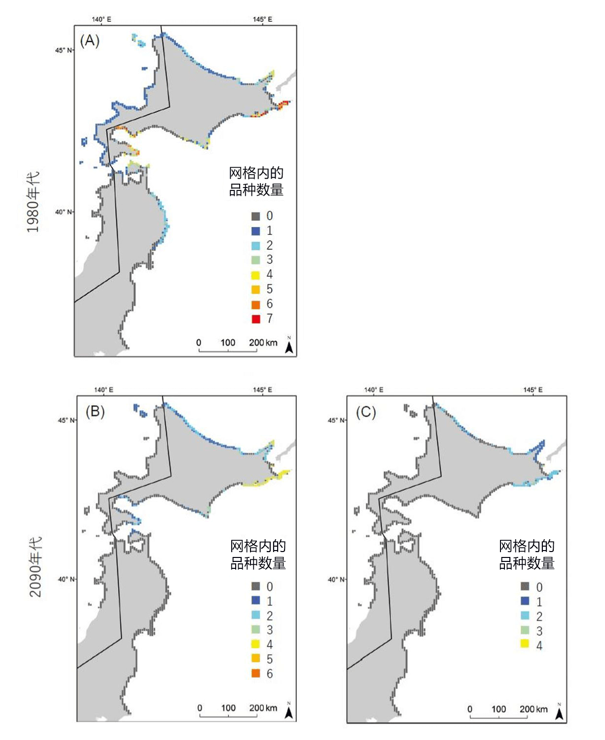 地球變暖或導致日本沿岸海帶產量顯著減量