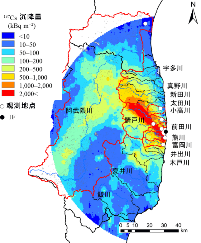 福島核泄漏到底有多少銫經由河流進入了海洋？日本首次公開測量及推算結果