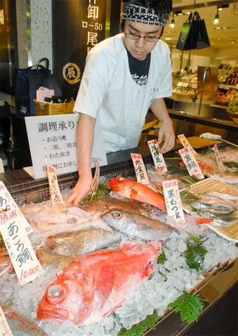 「西武澀谷店」地下食品商場的生鮮賣場