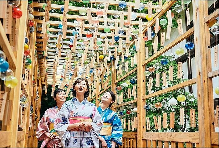 川越冰河神社結緣風鈴節，2000個風鈴奏響夏日音符